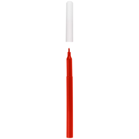 Stamp markers "Cars", 12 colors, washable, red plastic. pencil case, European suspension