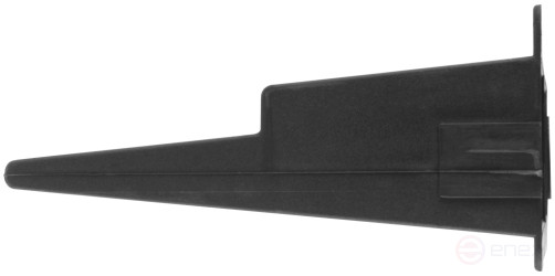 Plastic tool shelf "mini" black, 48 holes, 300x150 mm