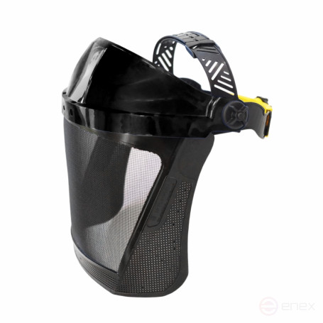 Protective face shield NBT2 Profi STEEL, mesh 0.5 x 0.5 mm, 25 pcs.