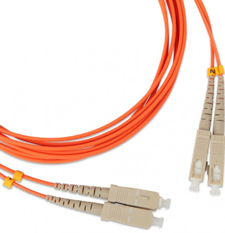 FC-D2-62-SC/PR-SC/PR-H-1M-LSZH-OR Patch cord fiber optic (cord) MM 62.5/125, SC-SC, 2.0 mm, duplex, LSZH, 1 m