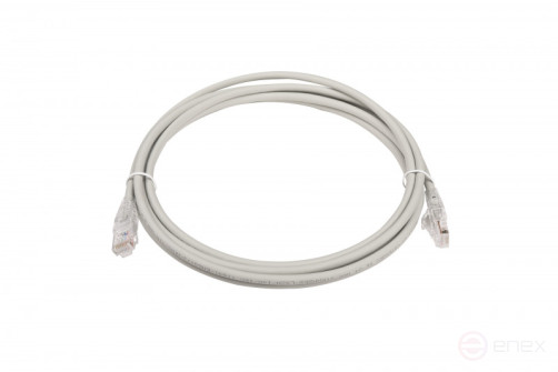 WRline WR-PC-RJ45-UTP-5E-3-GY Патч-корд U/UTP, категория 5е, 2xRJ45, неэкранированный, серый, LSZH, 3м