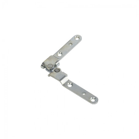 Hinge for countertops, plate 180° overhead AKS white zinc