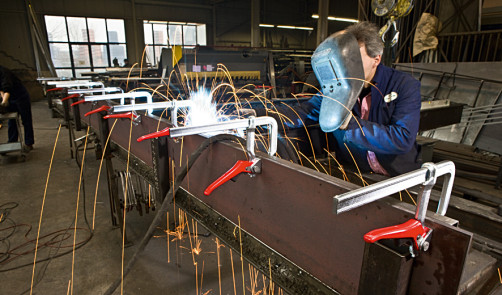 GH25 Струбцина рычажная 250/120, усилие 8.5 кН