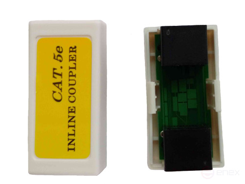 Кабельный соединитель Ripo RJ45-RJ45 (8P8C), Cat.5e (Класс D), 100МГц, неэкранированный, белый