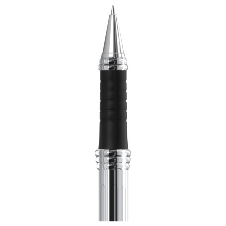 Ручка шариковая Berlingo "I-10" черная, 0,4 мм, грип