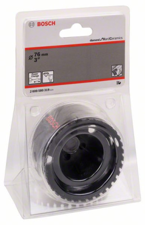 Алмазная коронка Diamond for Hard Ceramics 76 mm, 3