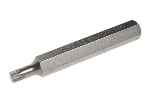Bit SPLINE M6x75mm 10mm elongated S2 JTC