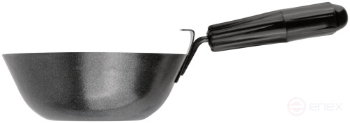 Construction bucket with pad, plastic handle, polymer coating 160 mm