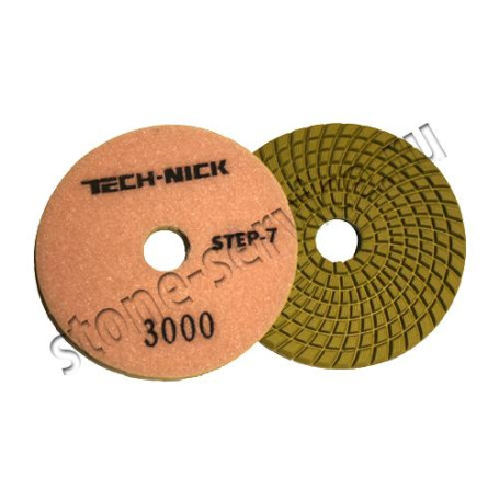 Алмазный гибкий шлифовальный круг TECH-NICK STEP 7 100x3.5мм P 3000
