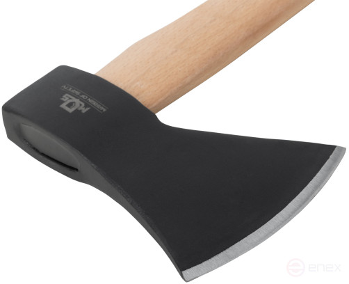 Axe forged steel, wooden handle 1000 gr.