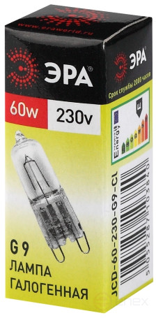 Halogen lamp ERA JCD-60-230V-G9-CL 60W Capsule Warm white light G9