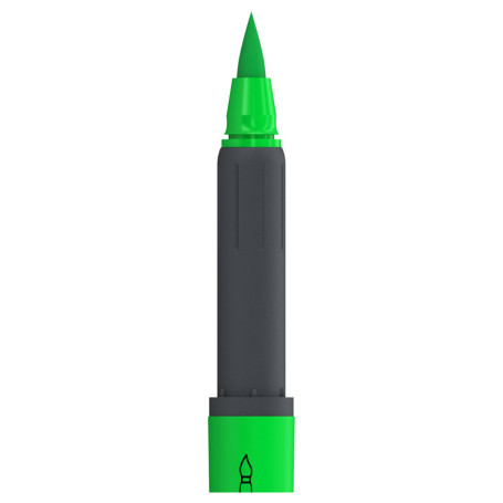 Текстовыделитель-кисть Berlingo "Textline HL470" зеленый, 1-6 мм