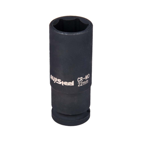 Головка ударная 6-гранная 1/2" удлиненная 22мм