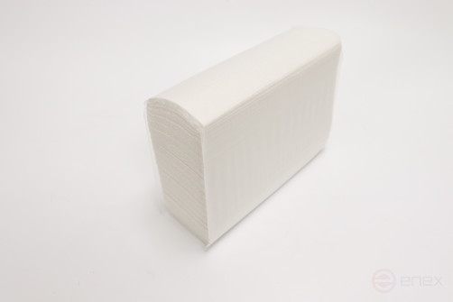 КЛИВЕР Полотенца листовые, Z-сложения, 2сл., цвет белый, 200л/пач (20пачек) 1029134