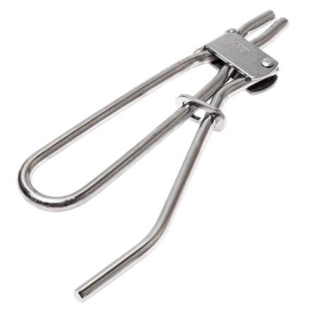 A device for clamping pipelines of the fuel, brake, and vacuum systems of JTC