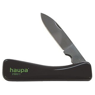 Cable cutting knife with plastic handle