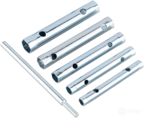 Набор торцовых трубок 8-17мм (6шт.с воротком) BERIL