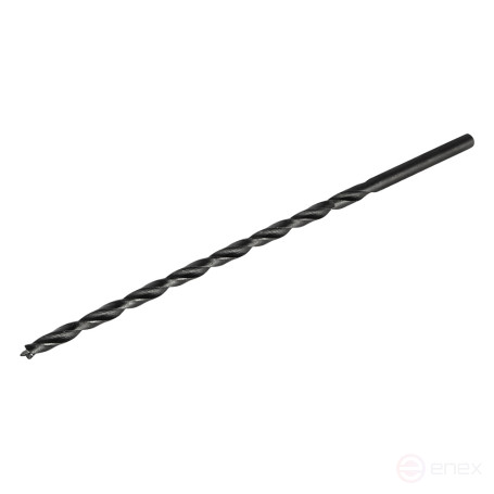 Wood drill bit PRACTICE 6 x 200 mm, W-sharpening, (1 pc.) blister, Profi series (775-594)