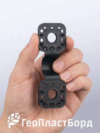 Fasteners for shading and facade mesh 20 pcs color black