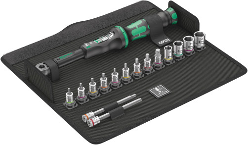 Bicycle Set Torque 1 Set of end heads with a torque wrench Click-Torque A 5, 16 items