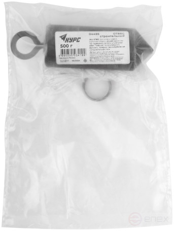 Отвес строительный цилиндрический 500 гр.