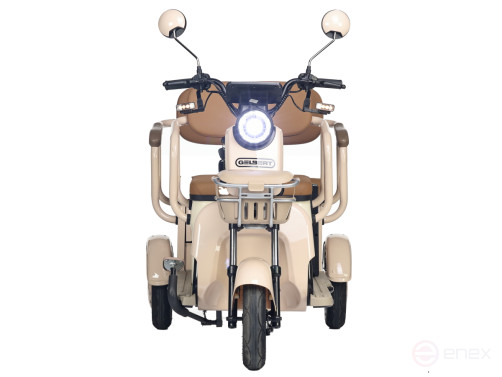 Electric tricycle Rutrike Gelbert Atlas 48V/60V 600W, beige