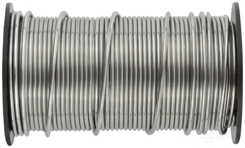 Solder POS 61 with rosin, wire diameter 1 mm, on a coil, 50 gr.