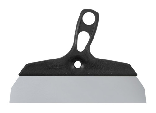 "Profi" spatula with curved plastic handle (blade width 350 mm)