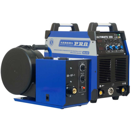 AuroraPRO ULTIMATE 350 inverter semi-automatic welding machine with closed feed mechanism (MIG/MAG+MMA)