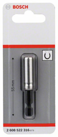 Universal holder, magnetic, 1 piece 1/4", L 55 mm