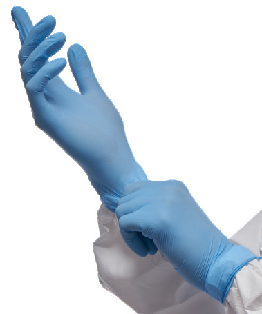 Puretech Neutrino nitrile gloves with textures. fingers 24cm, L, blue, 50 pairs/pack G1053