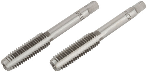 Metric taps, alloy steel, set of 2 pcs. M10x1.5 mm