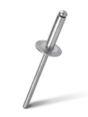 Rivet exhaust open MESSER Stainless steel.steel/Stainless steel.steel Sst/Sst Enlarged side. 4.0X14 mm (pack of 50 pcs.)
