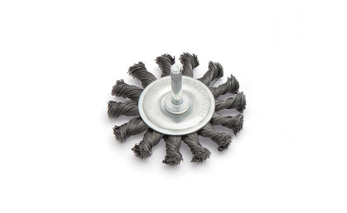 Drill brush, twisted, flat 75 mm