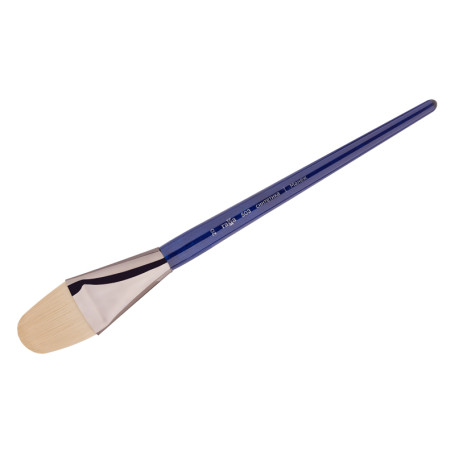 Brush artistic synthetic elastic Range "Manege", flat-oval No. 20, long handle