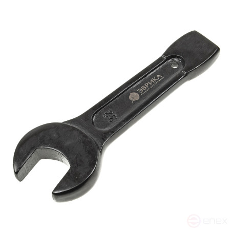 Ключ рожковый 32мм ER-33032 ударный односторонний (L-195мм) ЭВРИКА /1/25