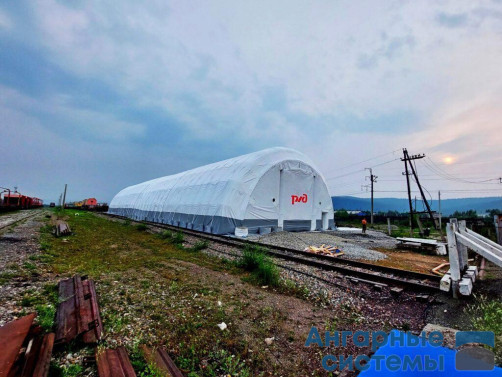Inflatable PVC pneumatic frame hangar — production facility