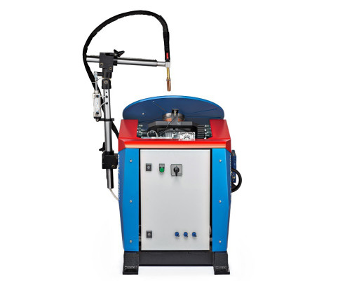 Welding rotator MAK-200N BA with pneumatic console, load capacity up to 200 kg.