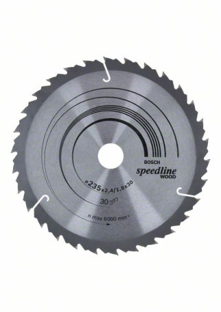Пильный диск Speedline Wood 235 x 30/25 x 2,4 mm, 30