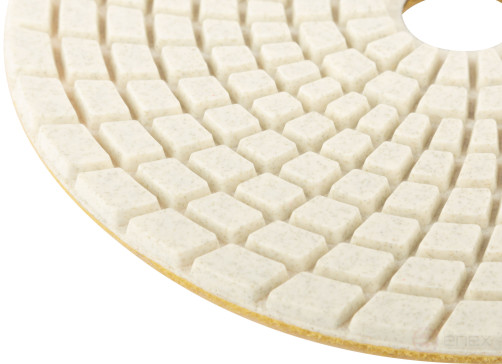 Diamond flexible grinding wheel AGSHK (Velcro), wet grinding, 125 mm, P 100