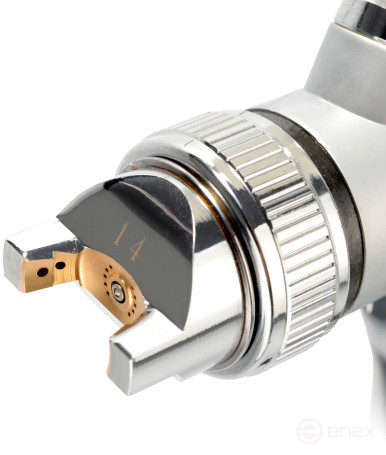 HVLP spray gun upper.0.6L tank (Avtodor) 42350