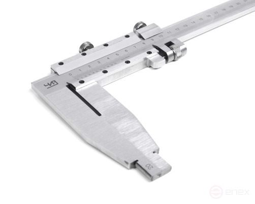 Vernier caliper - 3 - 800 0,1 lip. 125mm (GRSI No.72189 - 18) CHEESE