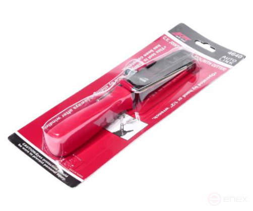 A device for installing belt clamps with a JTC cutter