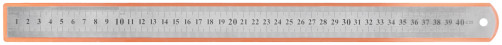 Stainless steel ruler 400x28 mm