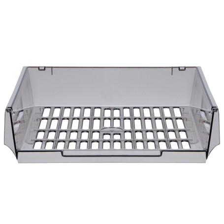 Paper tray horizontal STAMP "Grand", mesh, tinted gray
