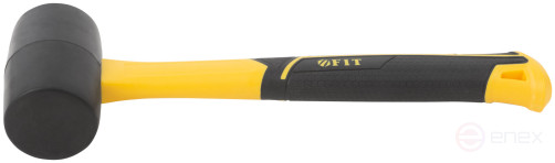 Киянка резиновая, фиберглассовая ручка 45 мм (230 гр)