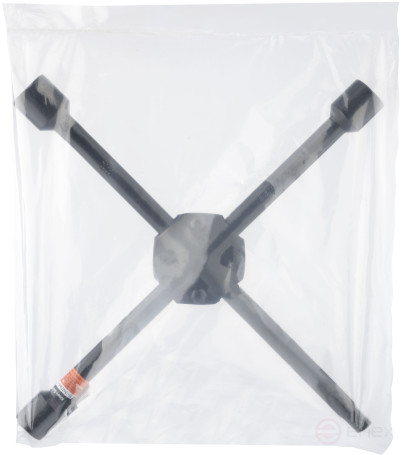 Ключ баллонный-крест (17*19*22*1/2")(черн.лак,усиленный)(АвтоDело) 30812