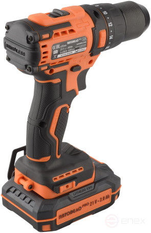 Аккумуляторная дрель-шуруповерт 40Н*м 21V (в кейсе) АвтоDело PRO 46110
