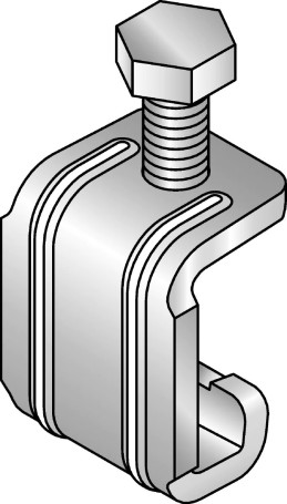 WRline WR-CMD-19-20 Two-flap metal bracket WRline SMD galvanized, 19-20 mm (100 pcs)