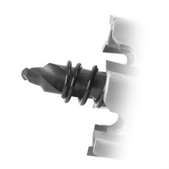 ТСТ коронка MESSER 21X5 с центрирующим сверлом и толкающей пружиной